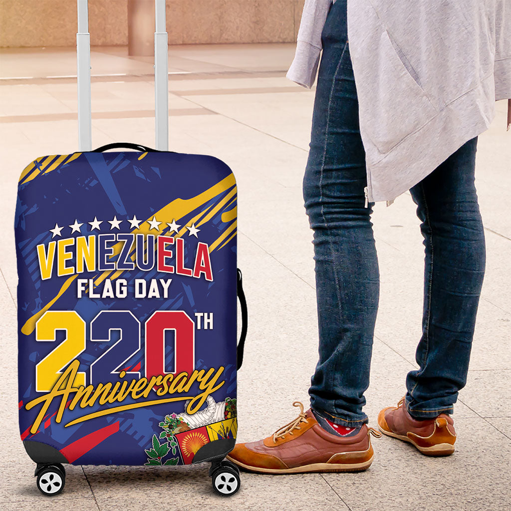 Venezuela Flag Day Luggage Cover 220th Anniversary Heritage Pride