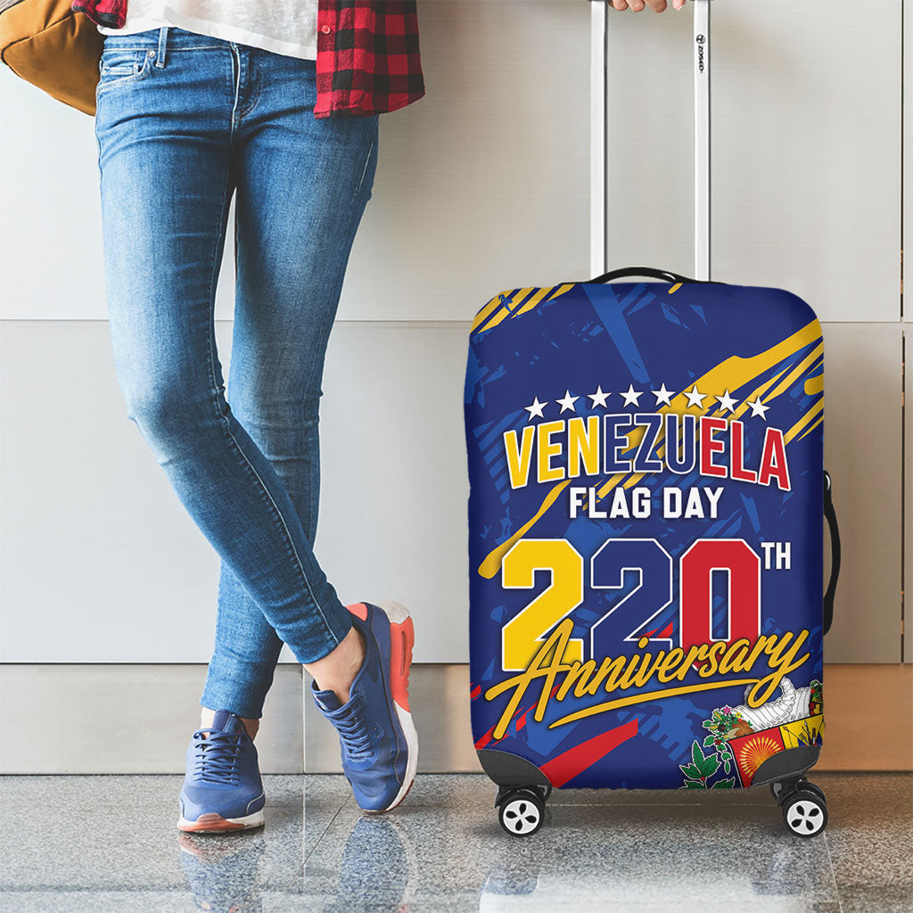 Venezuela Flag Day Luggage Cover 220th Anniversary Heritage Pride