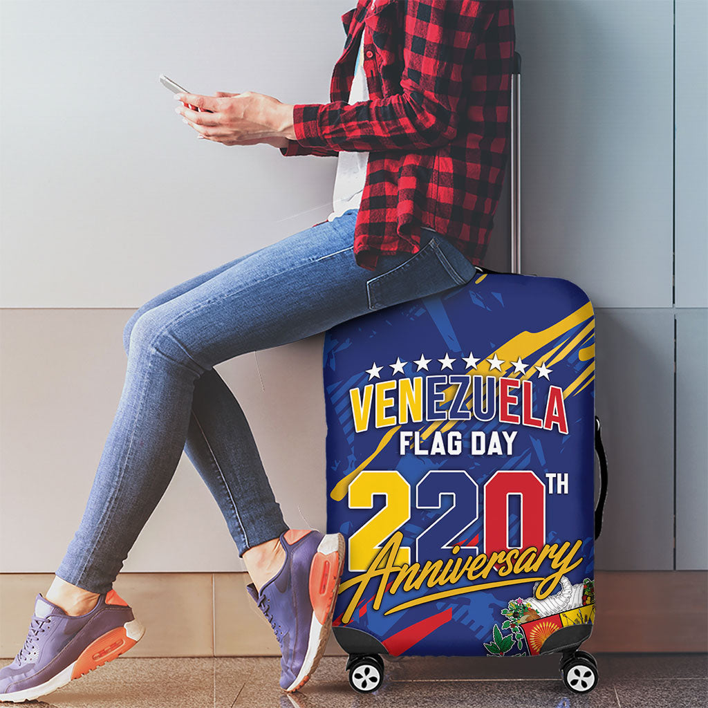 Venezuela Flag Day Luggage Cover 220th Anniversary Heritage Pride