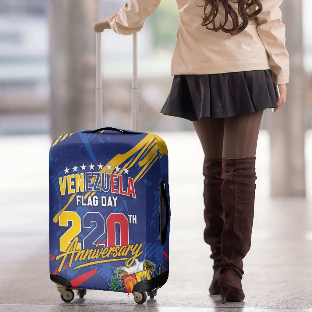 Venezuela Flag Day Luggage Cover 220th Anniversary Heritage Pride