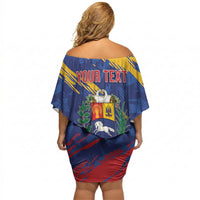 Personalized Venezuela Flag Day Off Shoulder Short Dress 220th Anniversary Heritage Pride