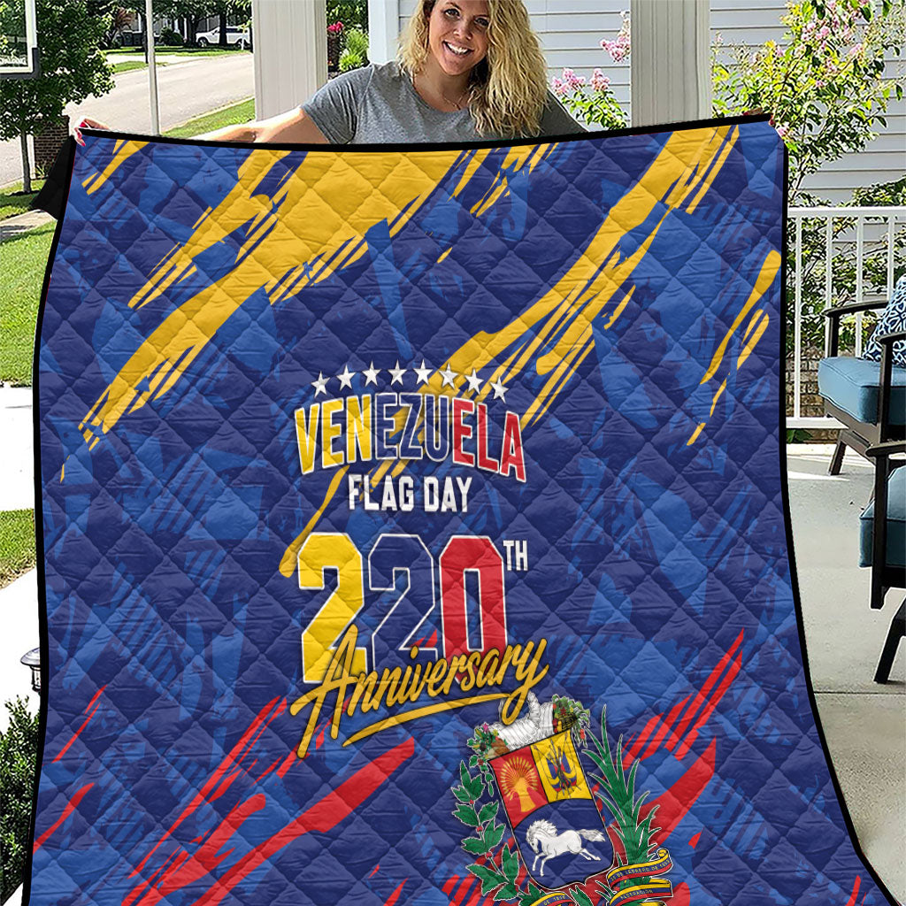 Venezuela Flag Day Quilt 220th Anniversary Heritage Pride