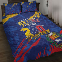Venezuela Flag Day Quilt Bed Set 220th Anniversary Heritage Pride