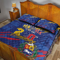 Venezuela Flag Day Quilt Bed Set 220th Anniversary Heritage Pride