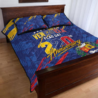 Venezuela Flag Day Quilt Bed Set 220th Anniversary Heritage Pride