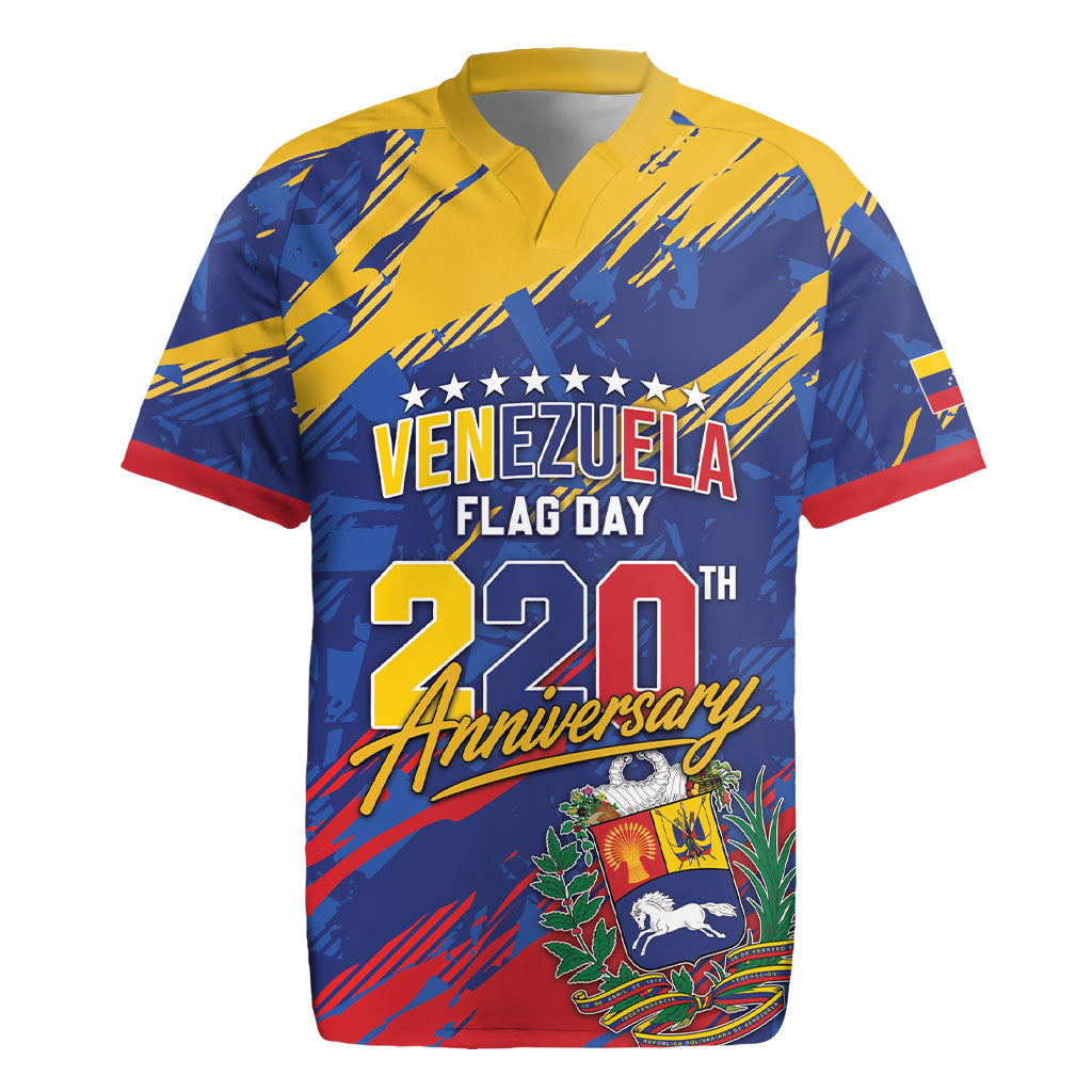 Personalized Venezuela Flag Day Rugby Jersey 220th Anniversary Heritage Pride