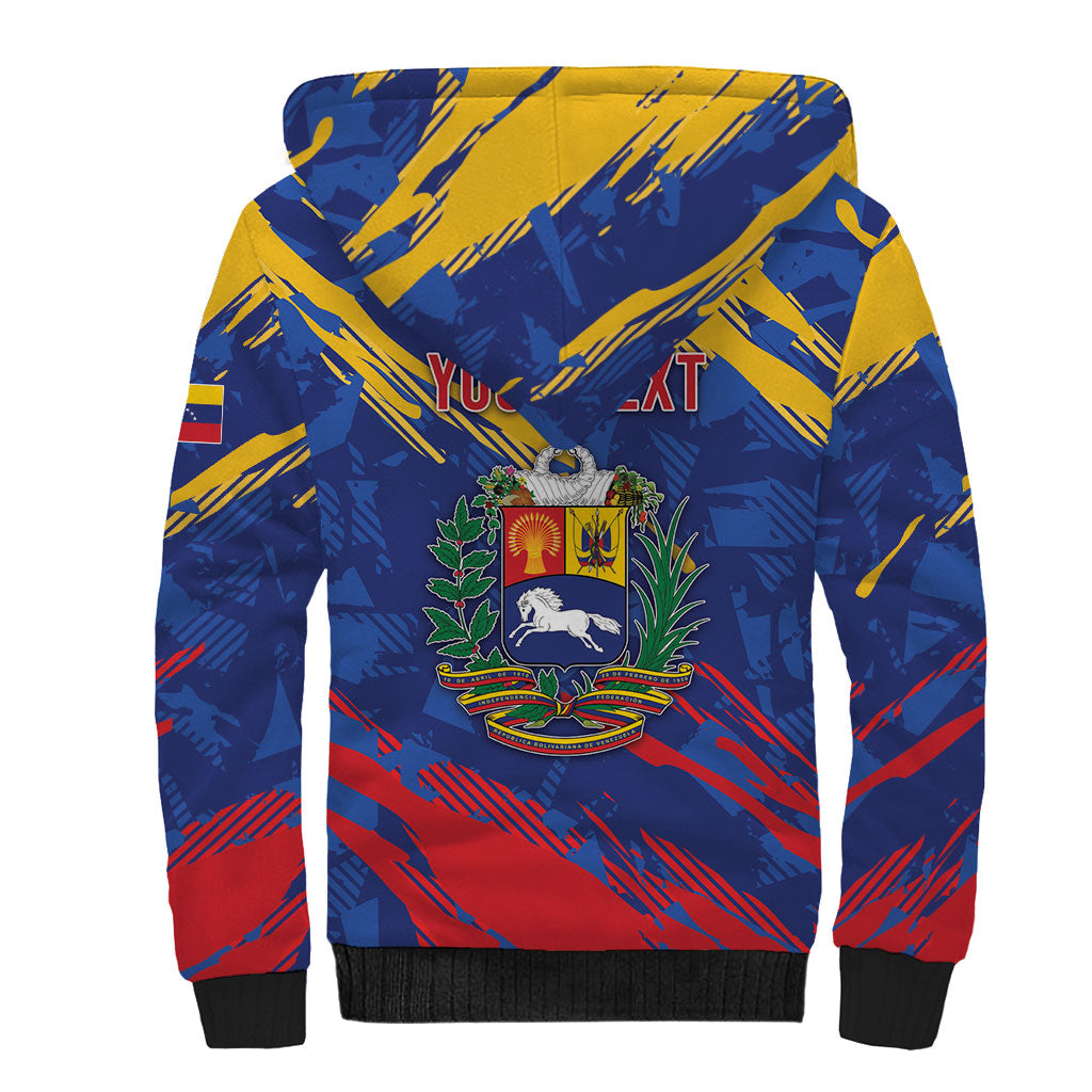 Personalized Venezuela Flag Day Sherpa Hoodie 220th Anniversary Heritage Pride