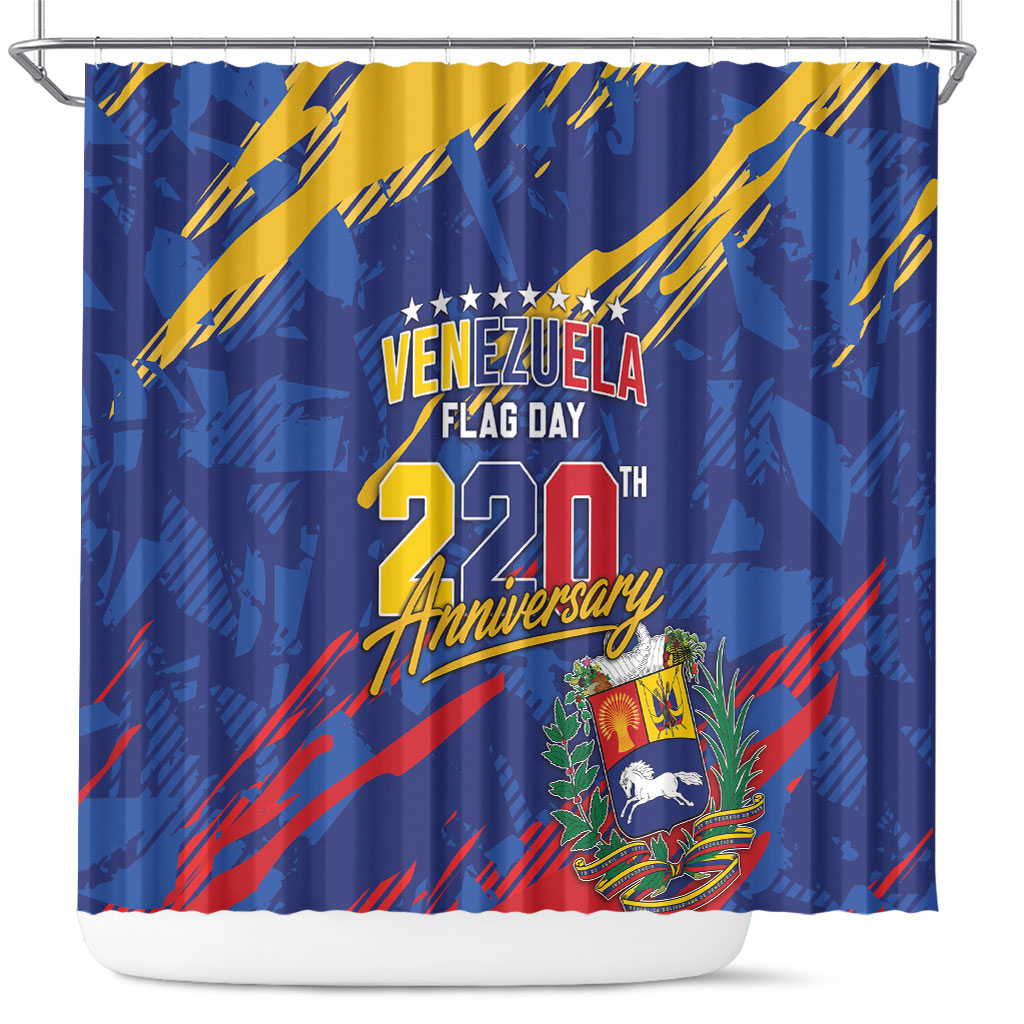 Venezuela Flag Day Shower Curtain 220th Anniversary Heritage Pride