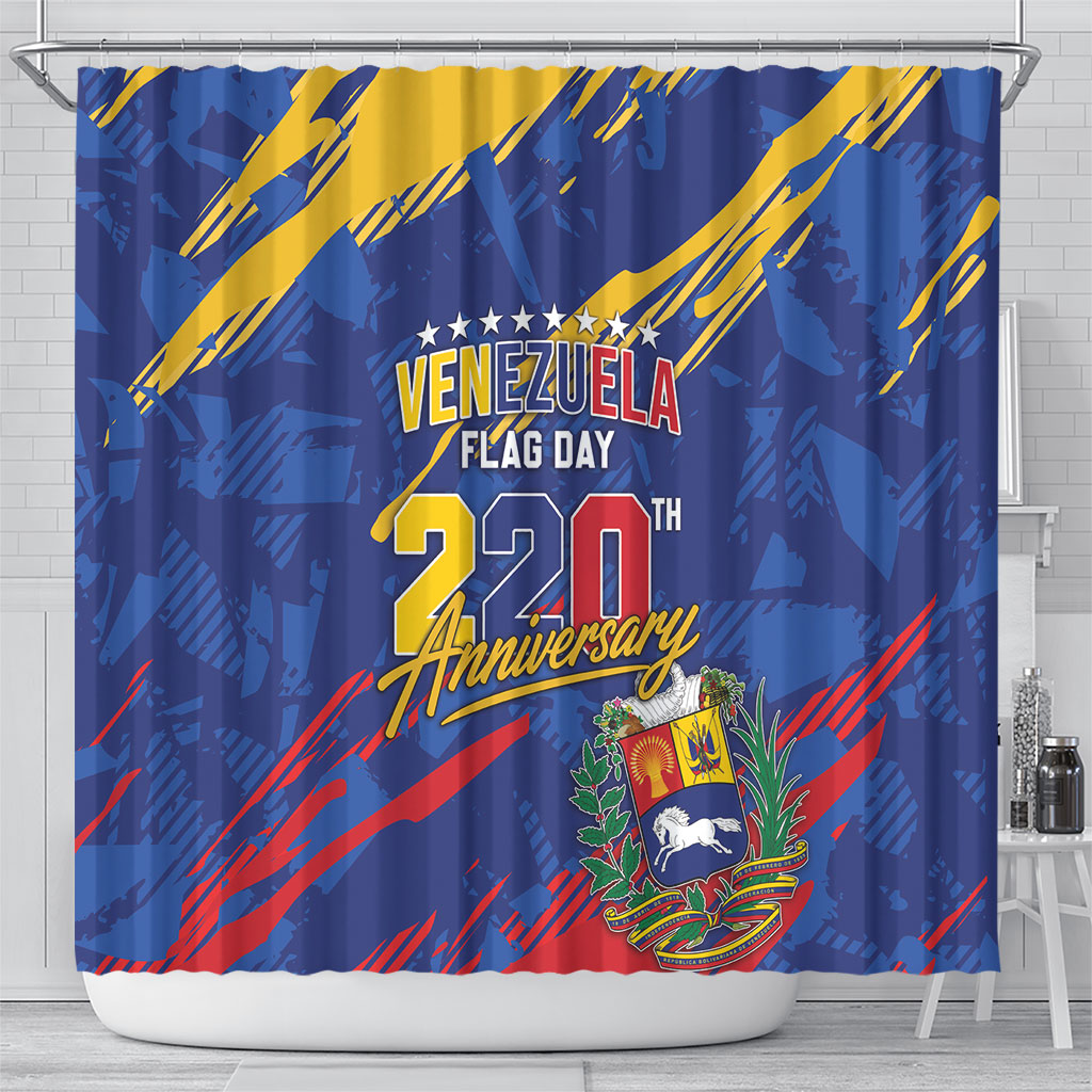 Venezuela Flag Day Shower Curtain 220th Anniversary Heritage Pride