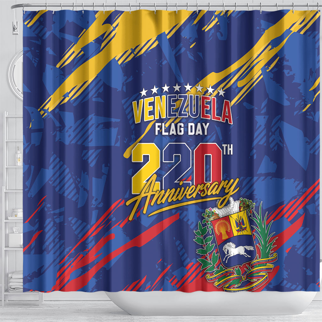 Venezuela Flag Day Shower Curtain 220th Anniversary Heritage Pride