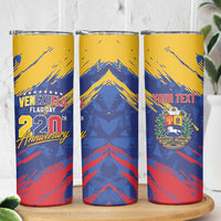 Personalized Venezuela Flag Day Skinny Tumbler 220th Anniversary Heritage Pride
