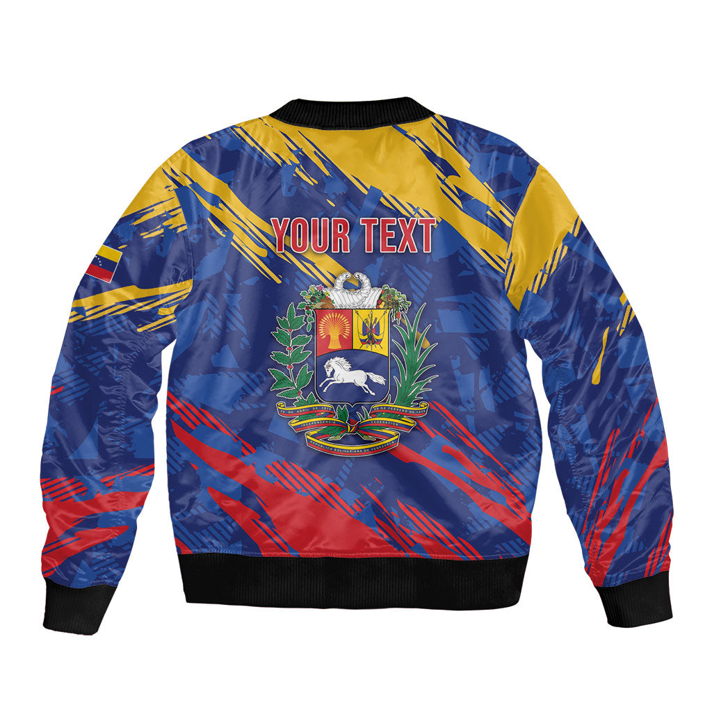 Personalized Venezuela Flag Day Sleeve Zip Bomber Jacket 220th Anniversary Heritage Pride