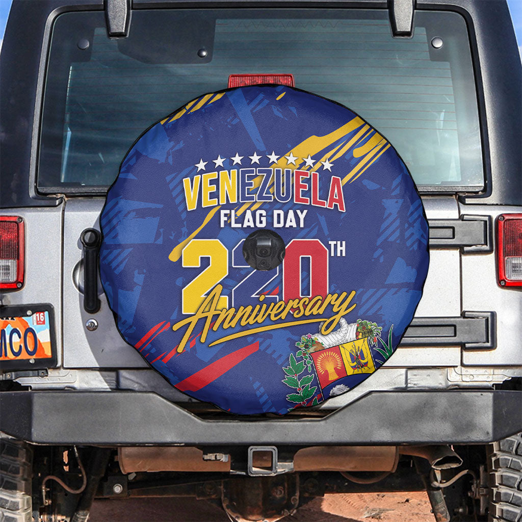 Venezuela Flag Day Spare Tire Cover 220th Anniversary Heritage Pride