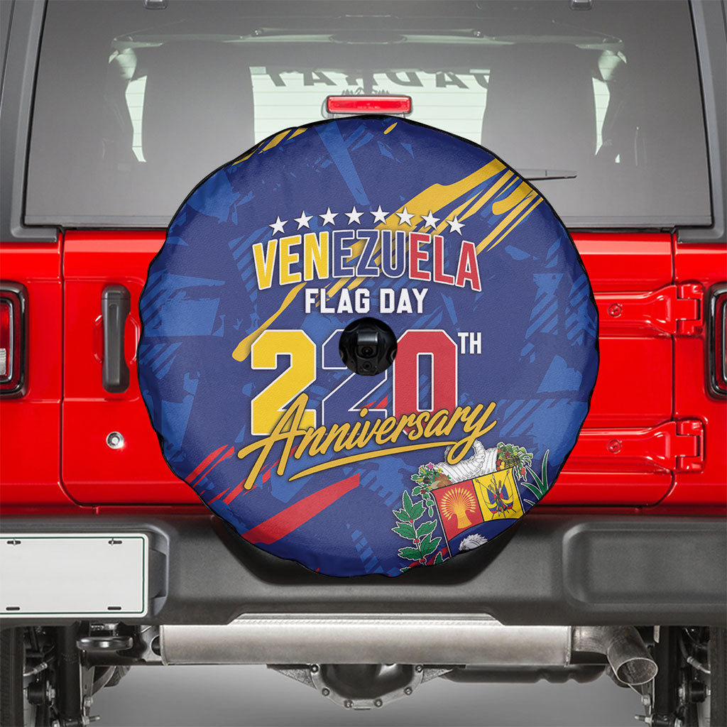 Venezuela Flag Day Spare Tire Cover 220th Anniversary Heritage Pride