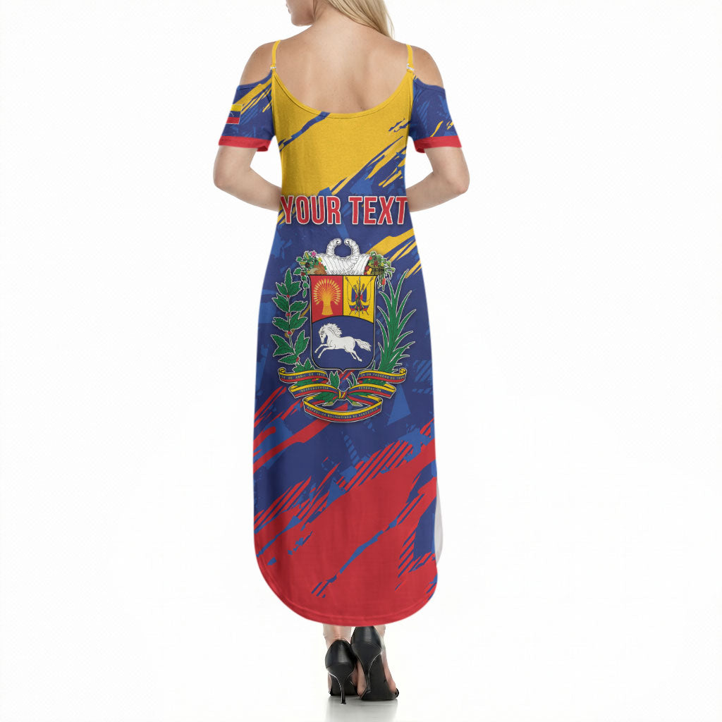 Personalized Venezuela Flag Day Summer Maxi Dress 220th Anniversary Heritage Pride