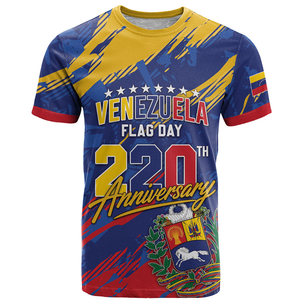 Personalized Venezuela Flag Day T Shirt 220th Anniversary Heritage Pride
