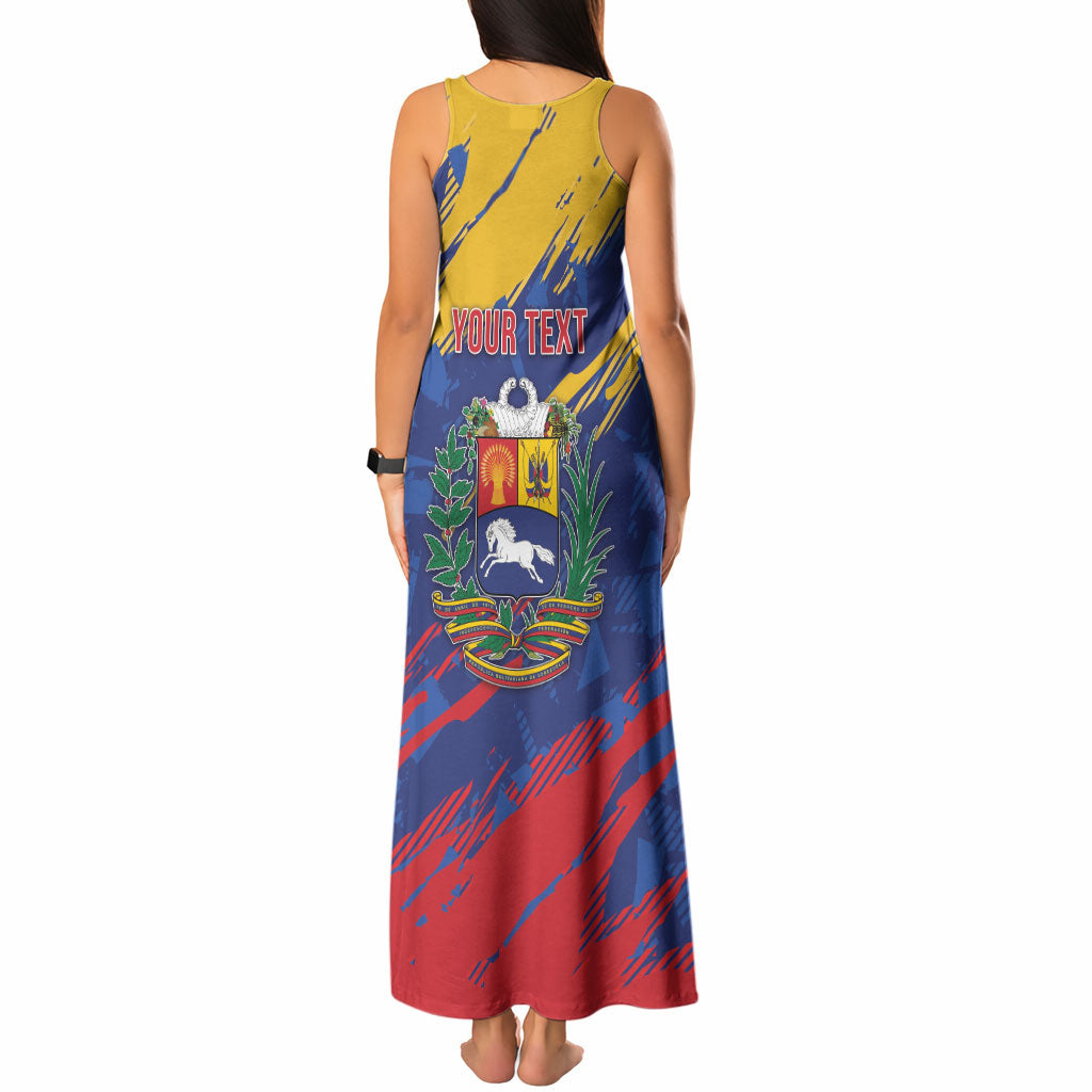 Personalized Venezuela Flag Day Tank Maxi Dress 220th Anniversary Heritage Pride