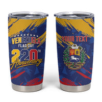 Personalized Venezuela Flag Day Tumbler Cup 220th Anniversary Heritage Pride