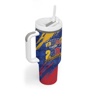 Personalized Venezuela Flag Day Tumbler With Handle 220th Anniversary Heritage Pride