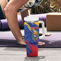 Personalized Venezuela Flag Day Tumbler With Handle 220th Anniversary Heritage Pride