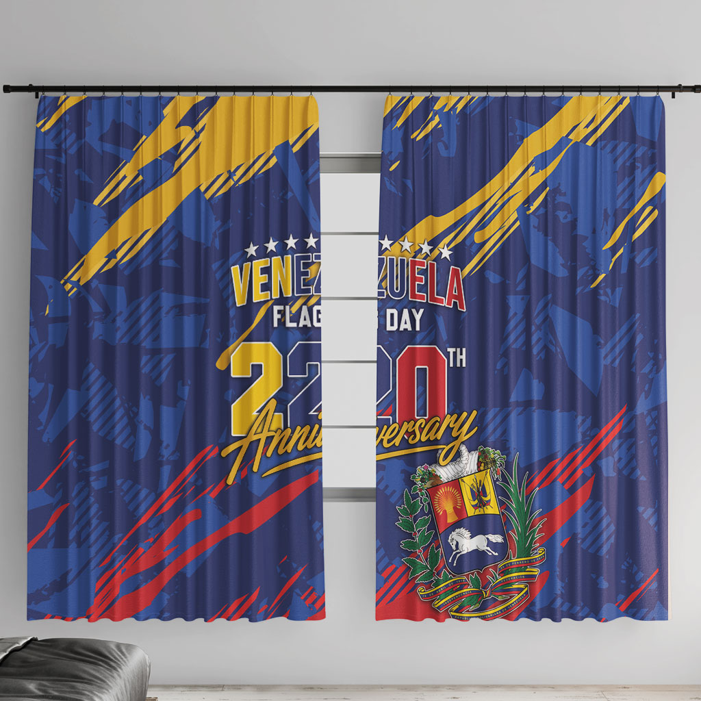 Venezuela Flag Day Window Curtain 220th Anniversary Heritage Pride
