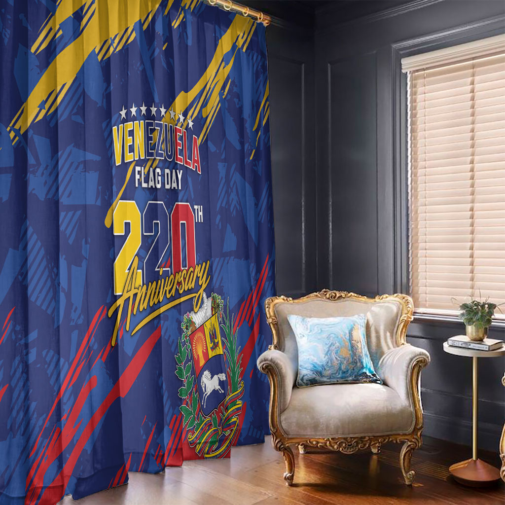 Venezuela Flag Day Window Curtain 220th Anniversary Heritage Pride