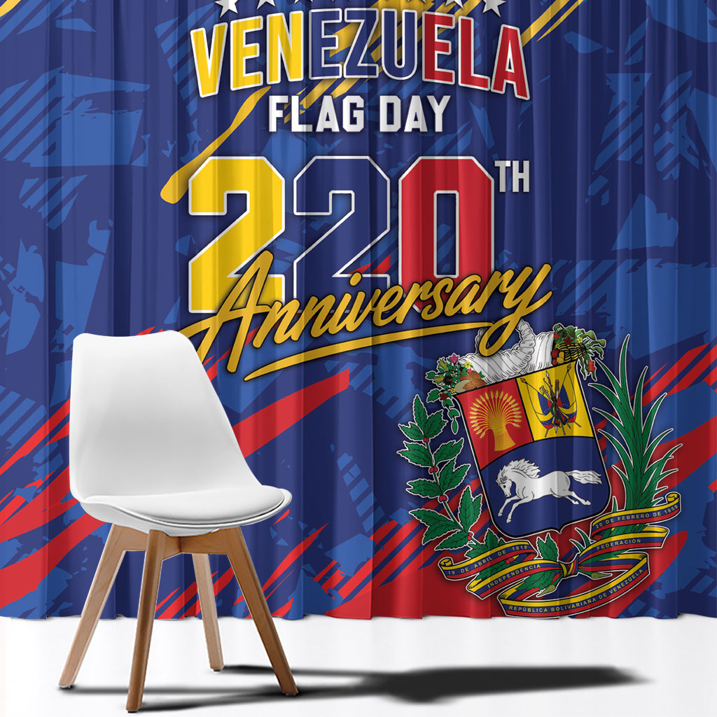 Venezuela Flag Day Window Curtain 220th Anniversary Heritage Pride