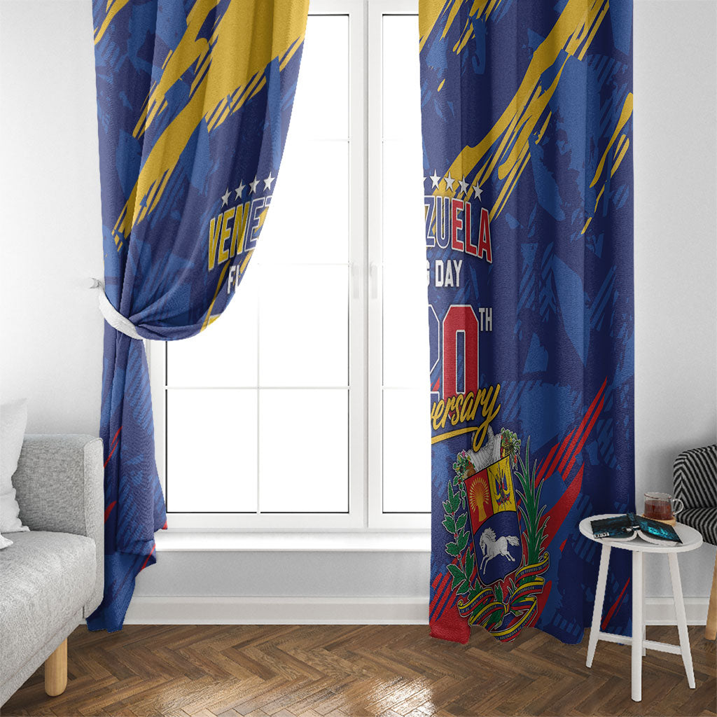 Venezuela Flag Day Window Curtain 220th Anniversary Heritage Pride