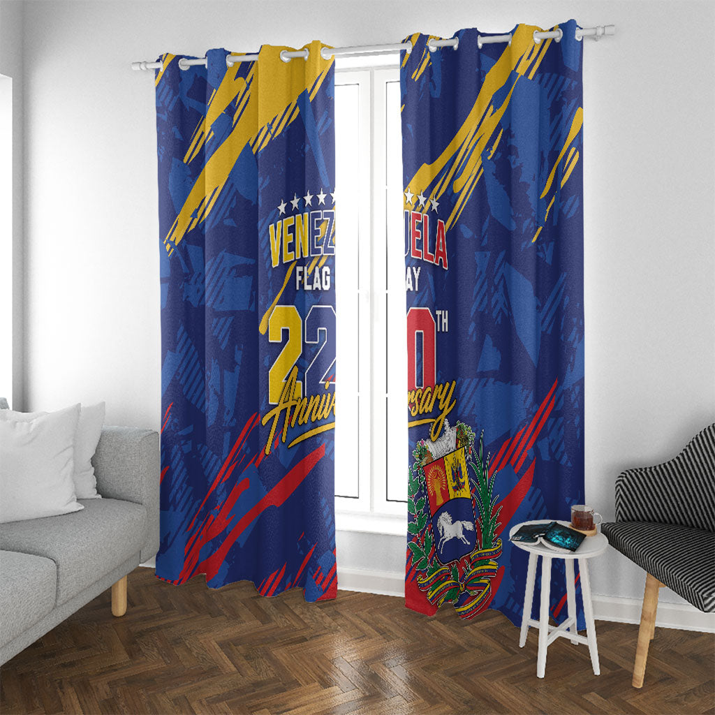 Venezuela Flag Day Window Curtain 220th Anniversary Heritage Pride