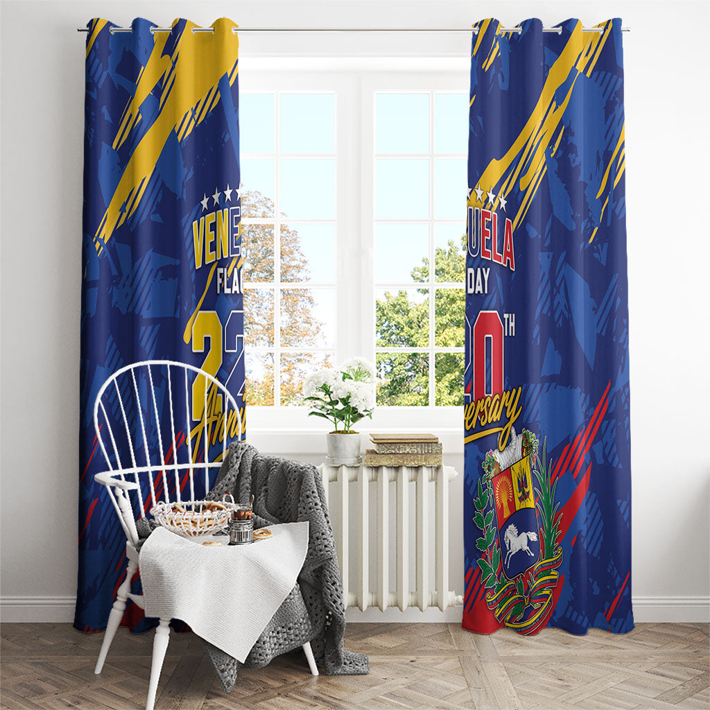 Venezuela Flag Day Window Curtain 220th Anniversary Heritage Pride