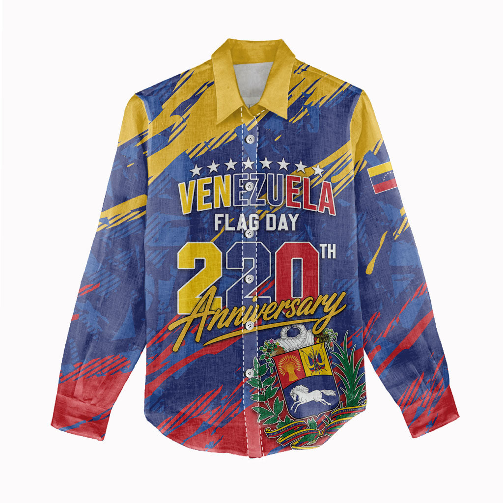 Personalized Venezuela Flag Day Women Casual Shirt 220th Anniversary Heritage Pride