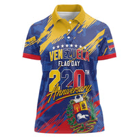 Personalized Venezuela Flag Day Women Polo Shirt 220th Anniversary Heritage Pride