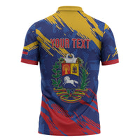 Personalized Venezuela Flag Day Zipper Polo Shirt 220th Anniversary Heritage Pride