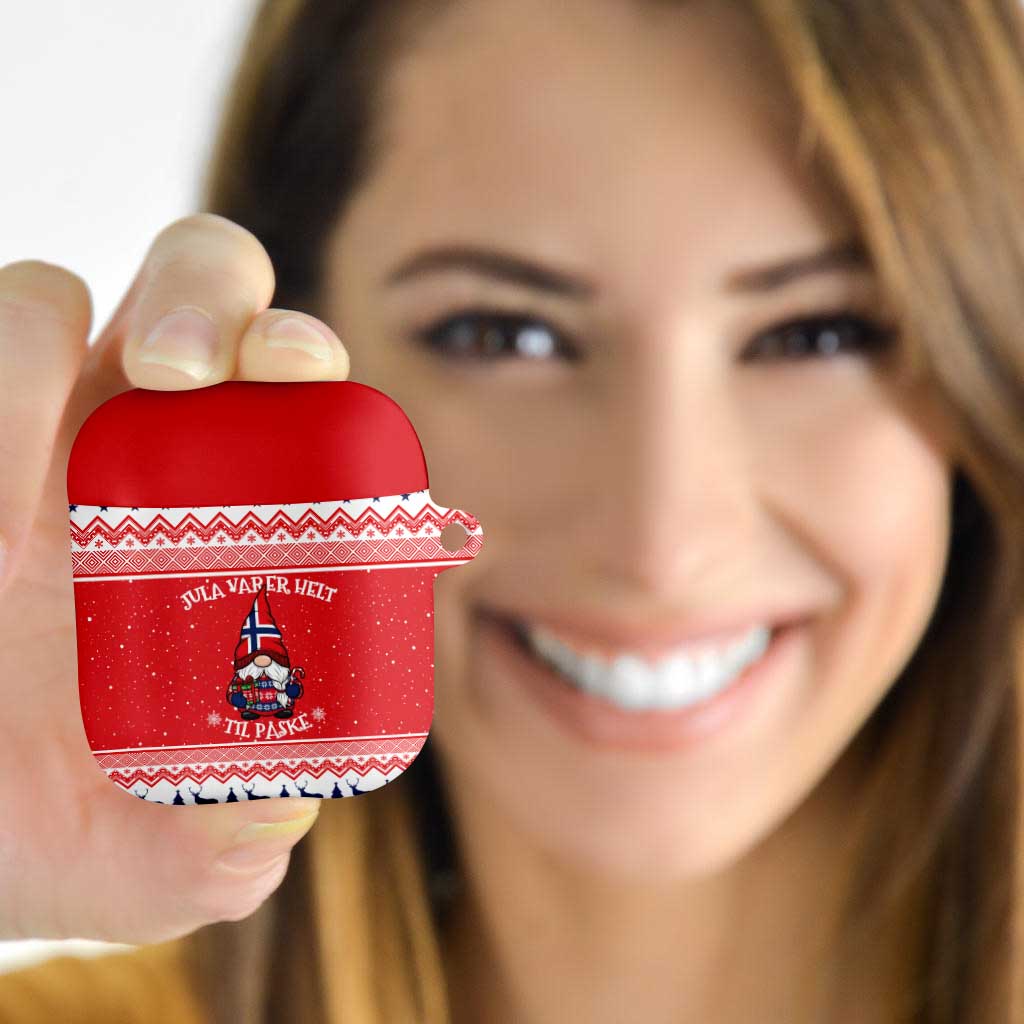 Norway Christmas AirPods Case Lovely Nordic Gnome - Wonder Print Shop