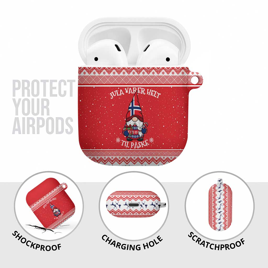 Norway Christmas AirPods Case Lovely Nordic Gnome - Wonder Print Shop