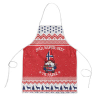 Norway Christmas Apron Lovely Nordic Gnome - Wonder Print Shop
