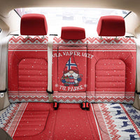 Norway Christmas Back Car Seat Cover Lovely Nordic Gnome - Wonder Print Shop