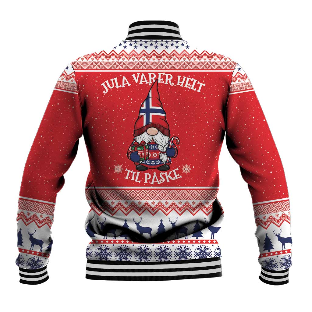 Norway Christmas Baseball Jacket Lovely Nordic Gnome - Wonder Print Shop