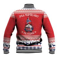 Norway Christmas Baseball Jacket Lovely Nordic Gnome - Wonder Print Shop