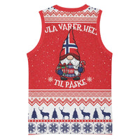 Norway Christmas Basketball Jersey Lovely Nordic Gnome - Wonder Print Shop