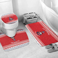 Norway Christmas Bathroom Set Lovely Nordic Gnome - Wonder Print Shop