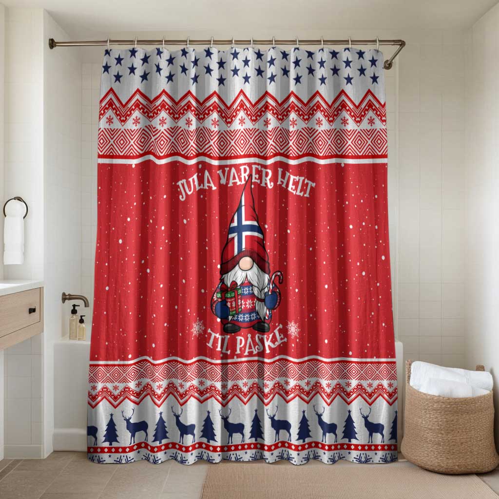 Norway Christmas Bathroom Set Lovely Nordic Gnome - Wonder Print Shop