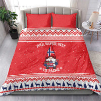 Norway Christmas Bedding Set Lovely Nordic Gnome - Wonder Print Shop