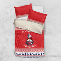 Norway Christmas Bedding Set Lovely Nordic Gnome - Wonder Print Shop