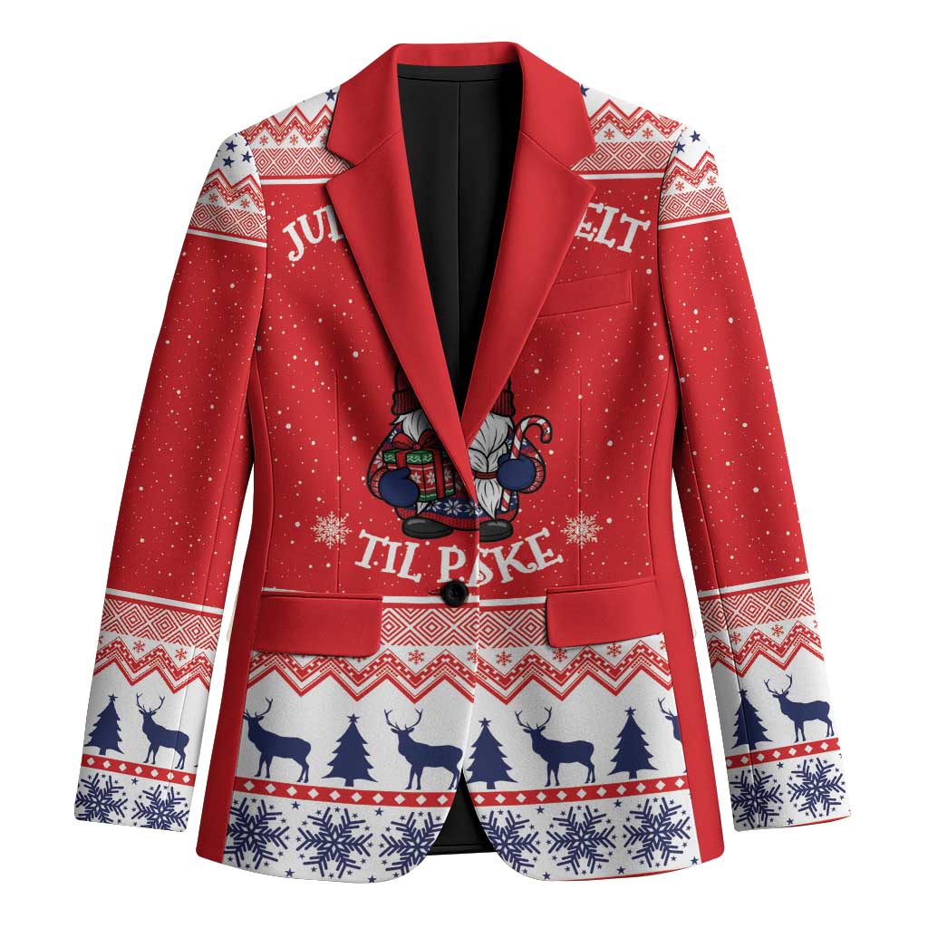 Norway Christmas Blazer Lovely Nordic Gnome - Wonder Print Shop