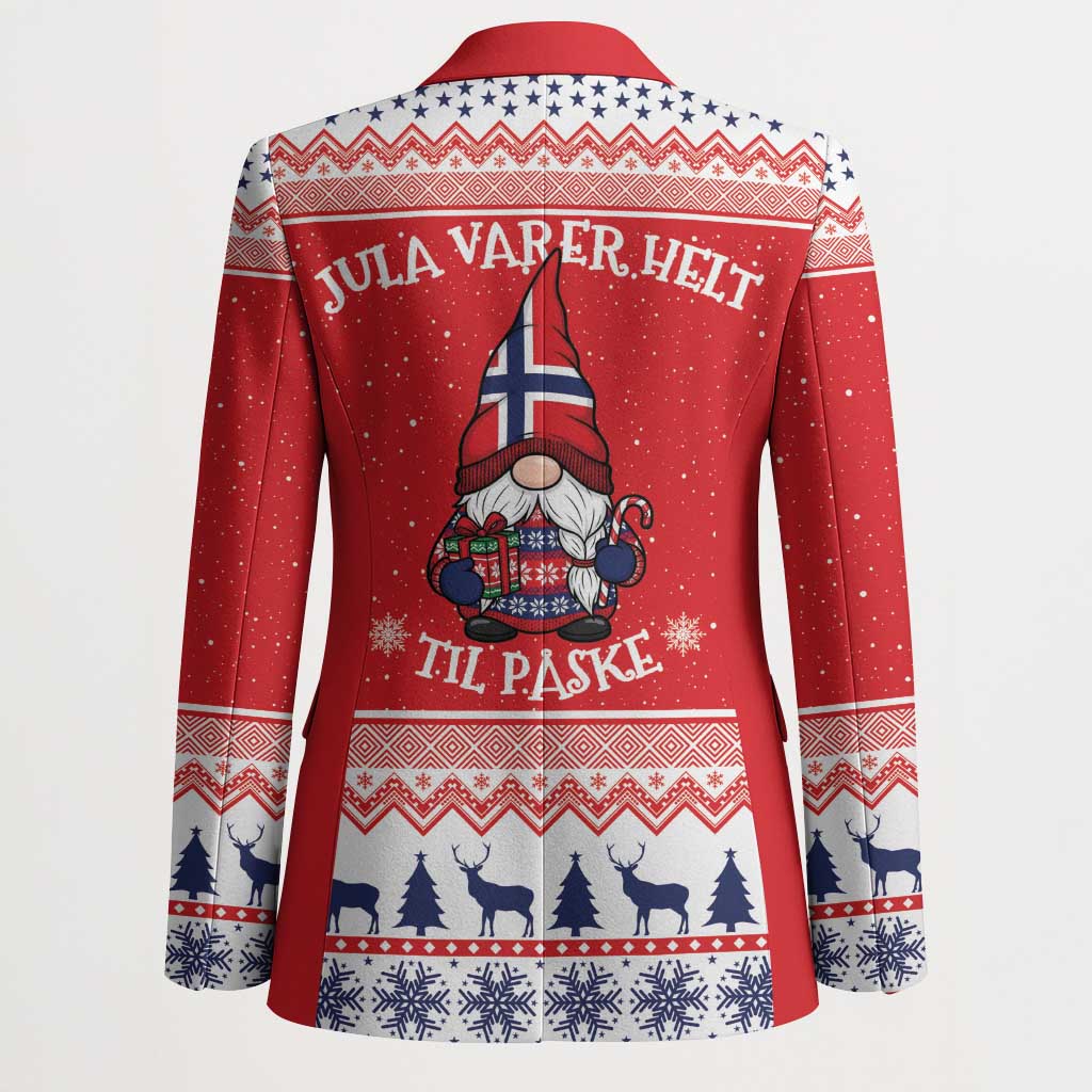 Norway Christmas Blazer Lovely Nordic Gnome - Wonder Print Shop