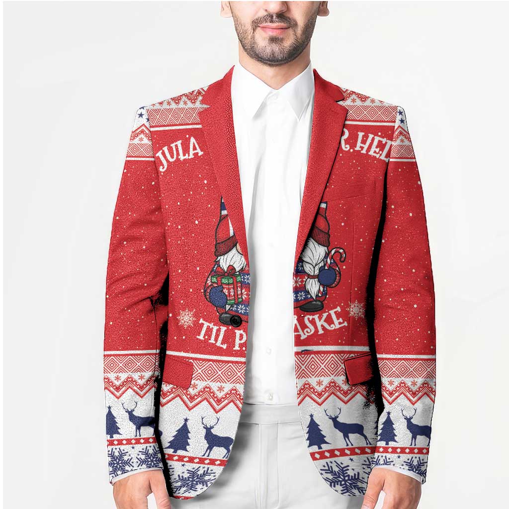 Norway Christmas Blazer Lovely Nordic Gnome - Wonder Print Shop