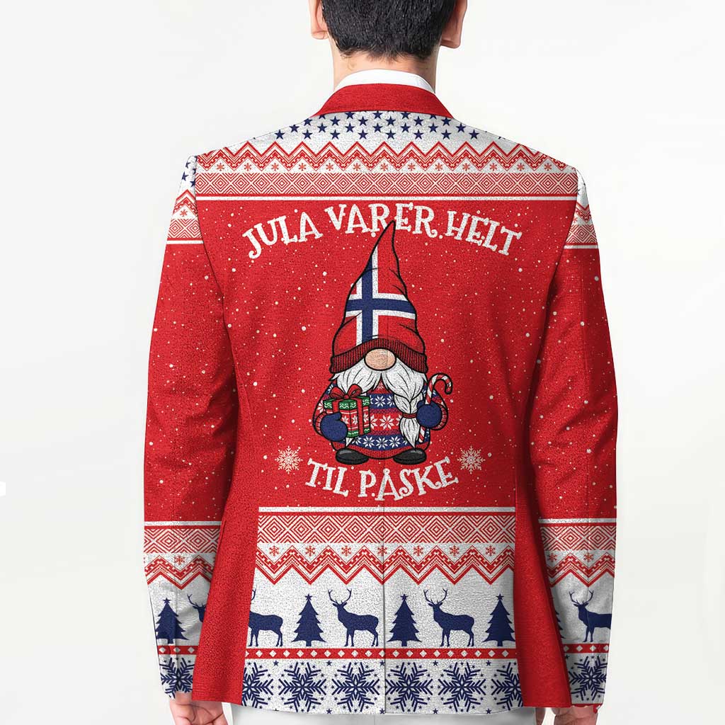 Norway Christmas Blazer Lovely Nordic Gnome - Wonder Print Shop