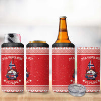 Norway Christmas 4 in 1 Can Cooler Tumbler Lovely Nordic Gnome - Wonder Print Shop