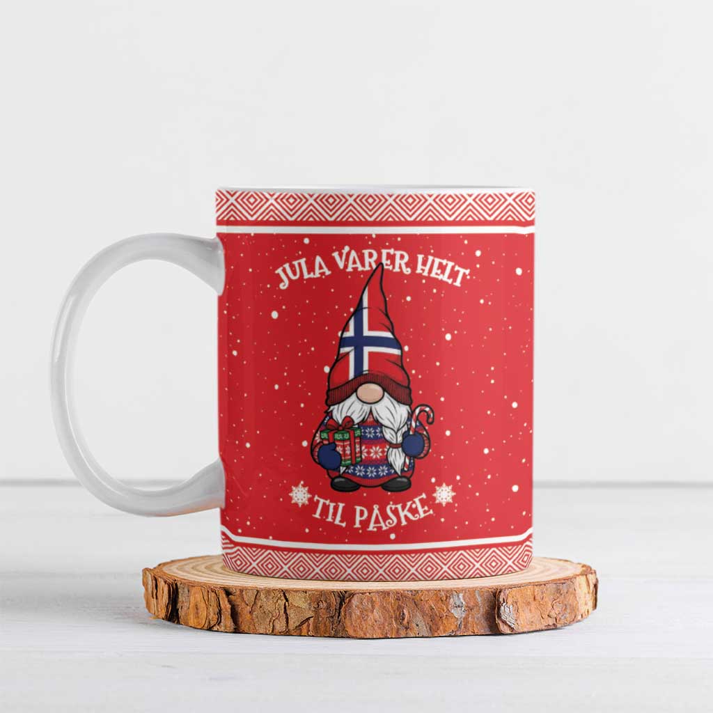 Norway Christmas Ceramic Mug Lovely Nordic Gnome - Wonder Print Shop